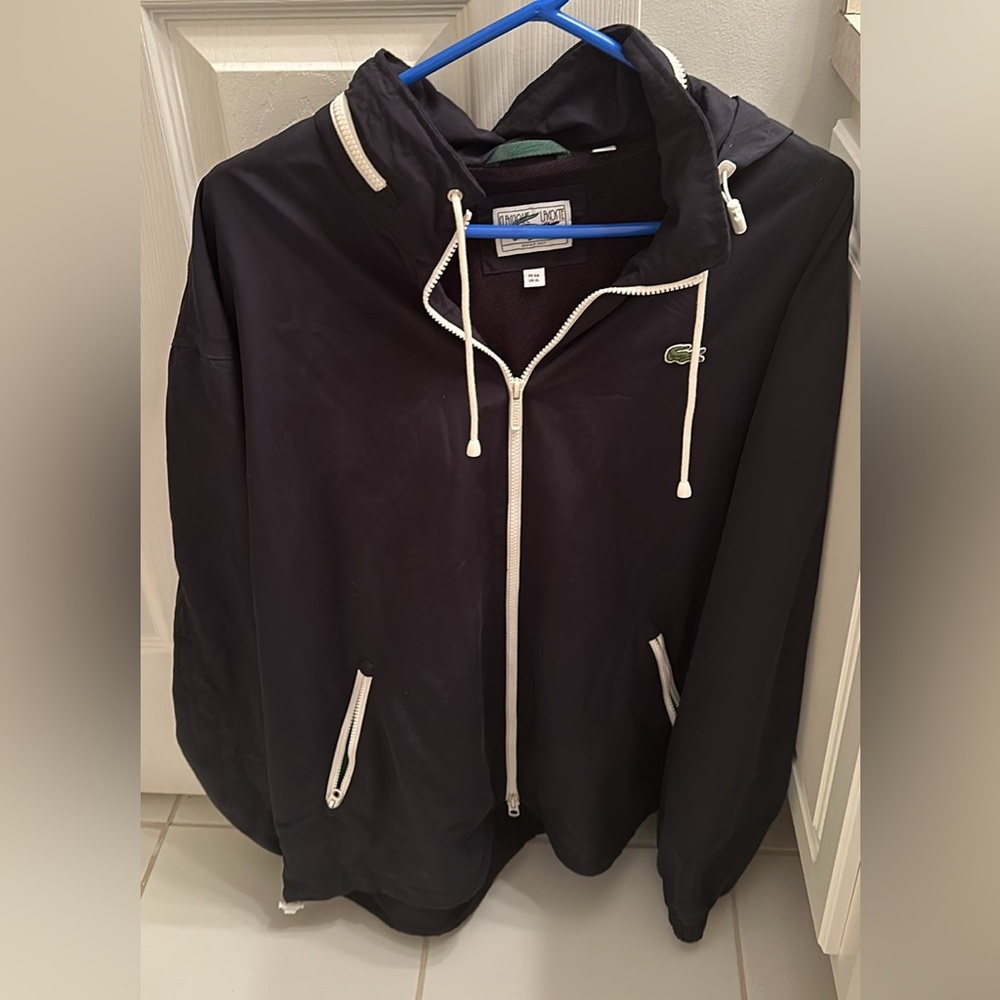 Lacoste men’s zip up jacket XL